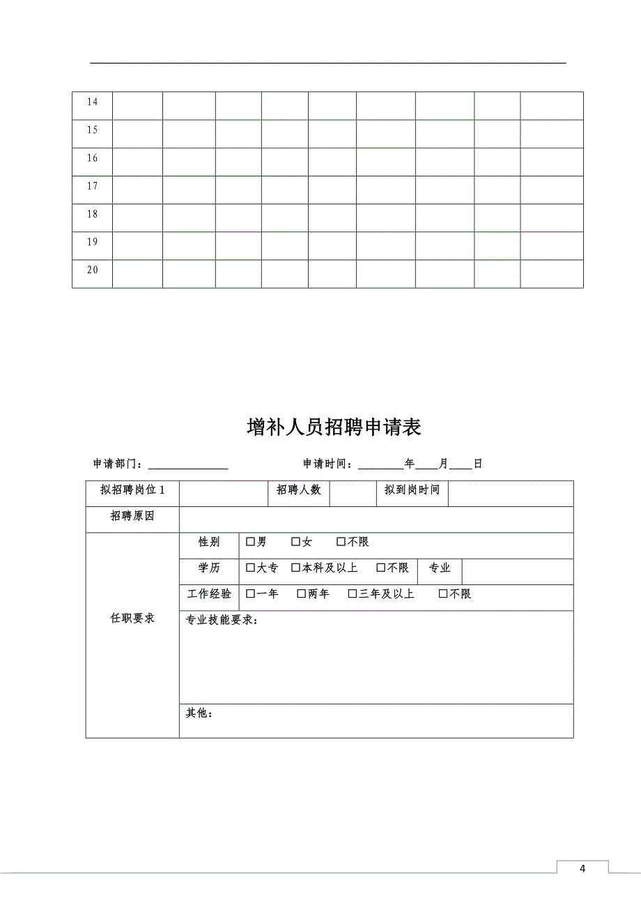 公司管理表格汇编.docx_第4页