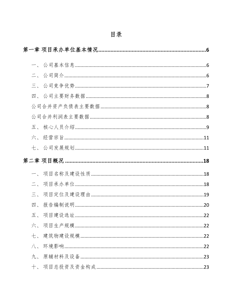 石家庄特殊钢项目可行性研究报告参考范文_第1页