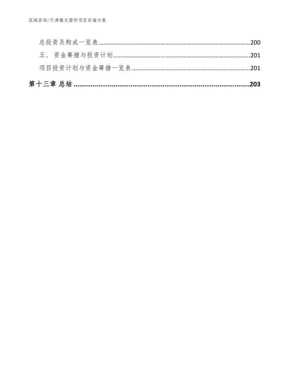天津激光塑形项目实施方案【范文模板】_第5页