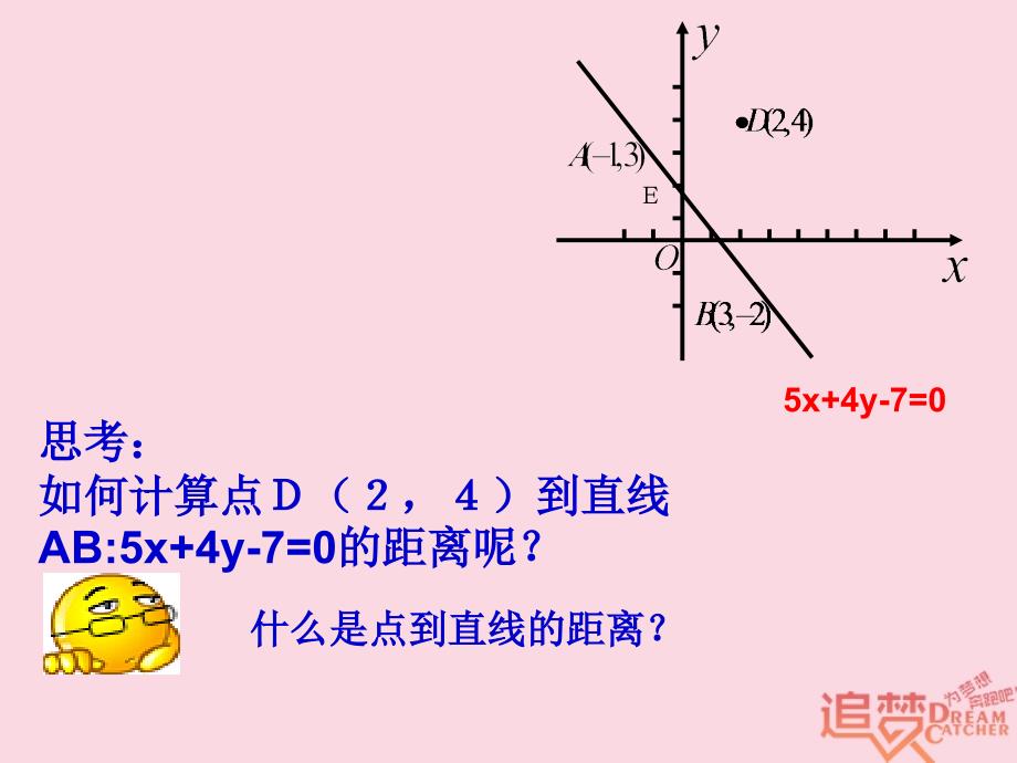 福建省泉州市高中数学 第三章 直线与方程 3.3 直线的交点坐标与距离公式 3.3.3 点到直线的距离课件 新人教A版必修2_第3页