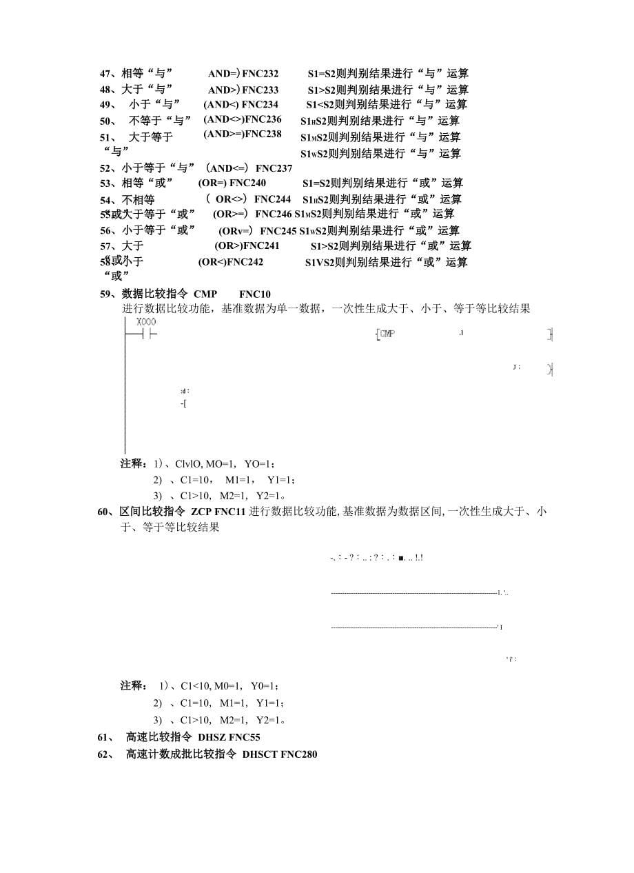 三菱F系列plc指令详解_第5页