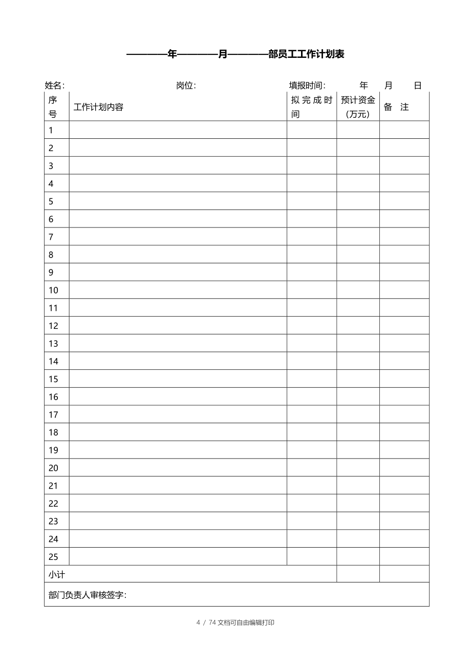 资料-公司绩效考核附全套表格制度与操作方案_第4页