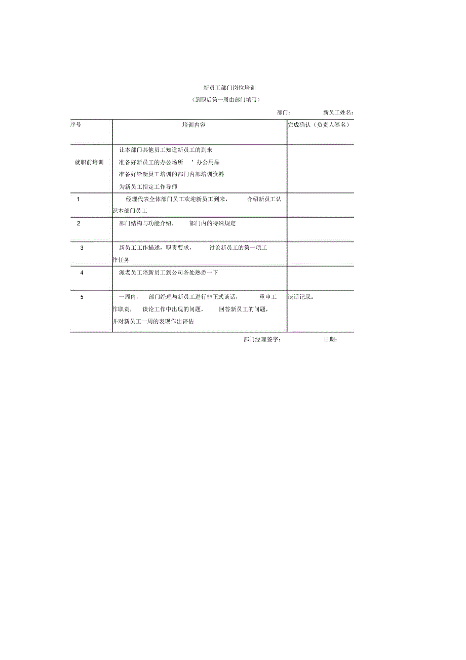 新员工部门岗位培训_第1页