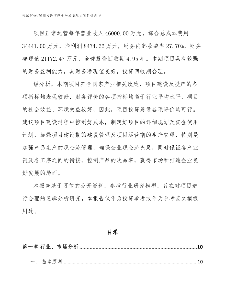 朔州市数字孪生与虚拟现实项目计划书模板参考_第4页