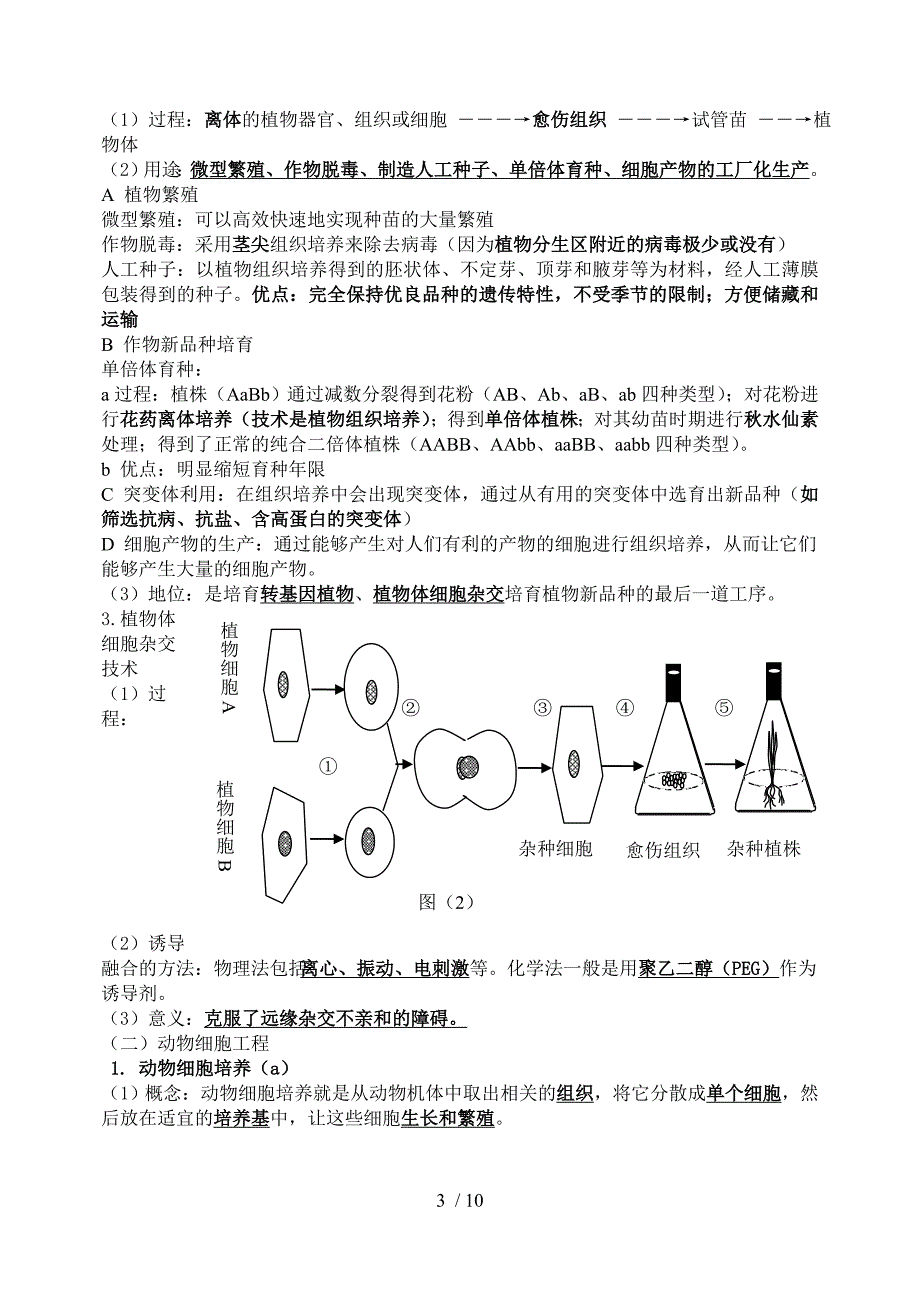 高中生物选修三知识整理_第3页