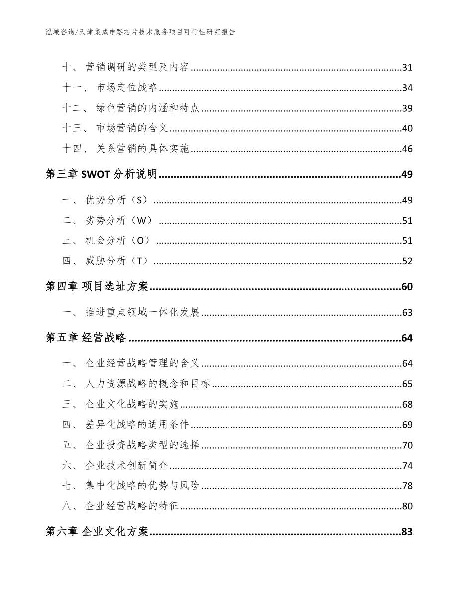 天津集成电路芯片技术服务项目可行性研究报告范文模板_第2页