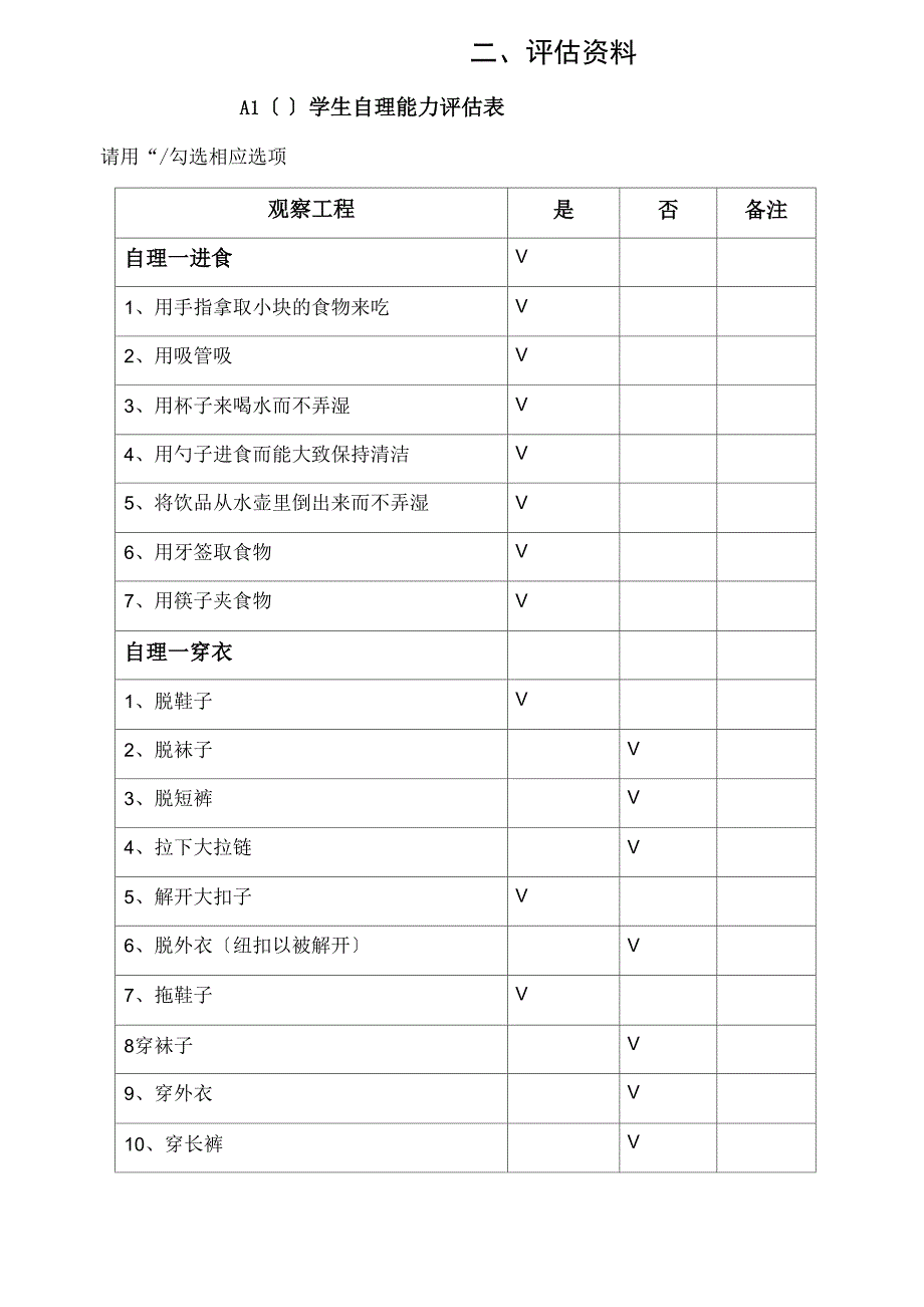 送教上门学生评估资料_第1页