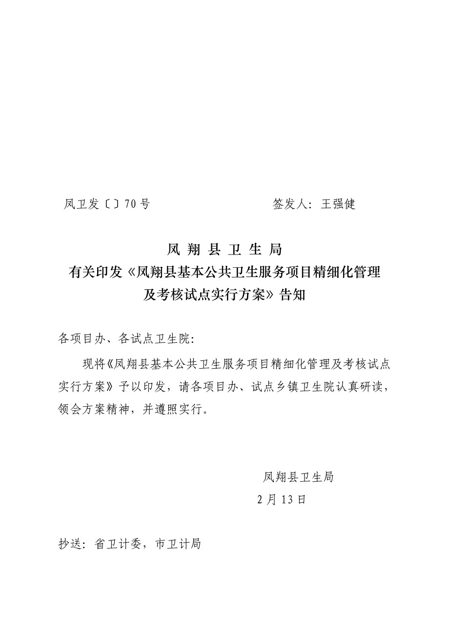 基本公共卫生服务精细化管理及考核试点实施方案_第1页