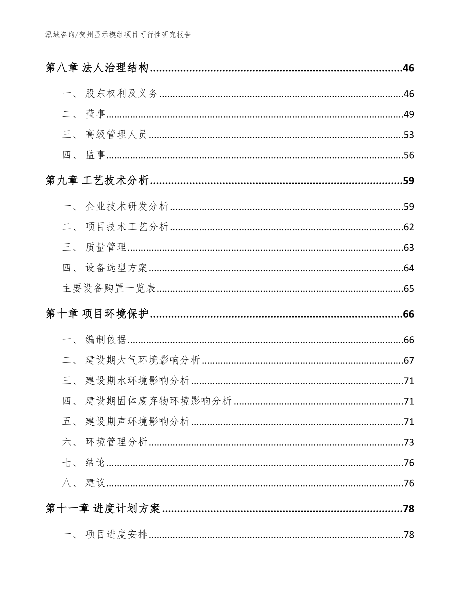 贺州显示模组项目可行性研究报告（范文模板）_第3页