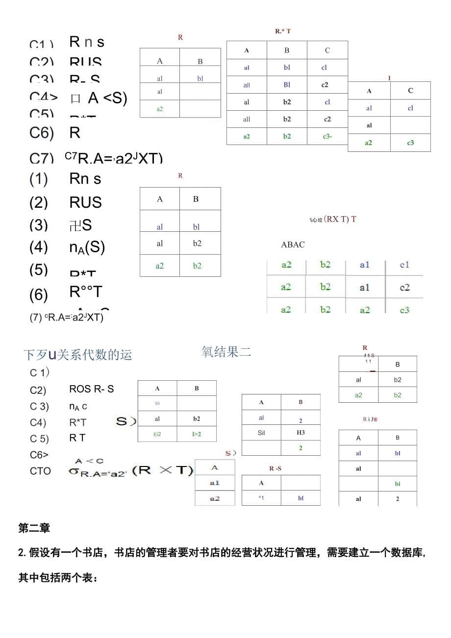 数据库原理及其应用教程课后答案_第5页