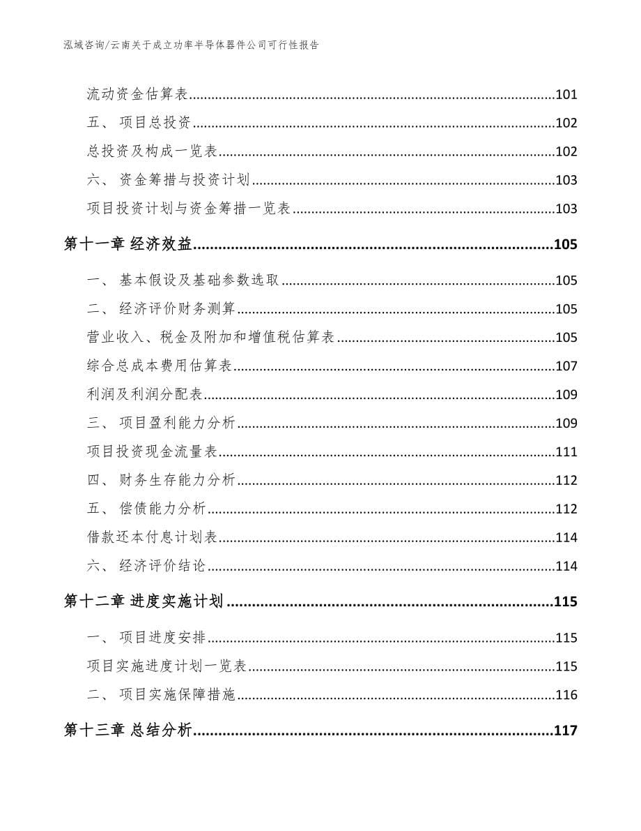 云南关于成立功率半导体器件公司可行性报告_第5页