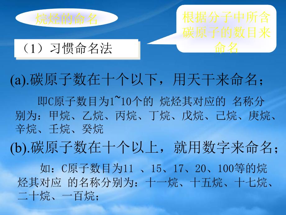 高中化学 有机物的命名：课件二 苏教选修5_第3页