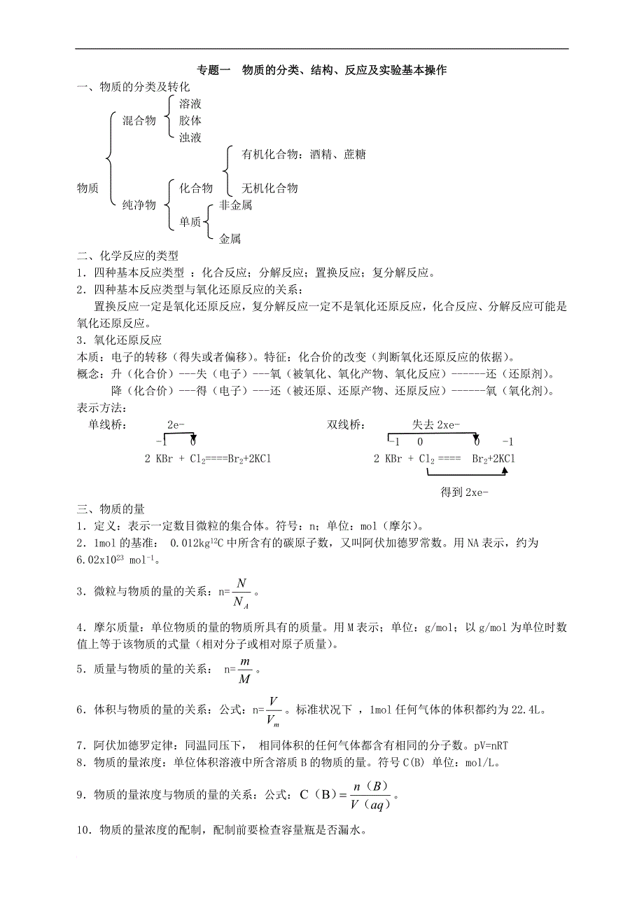 苏教版必修一知识点及习题.doc_第1页