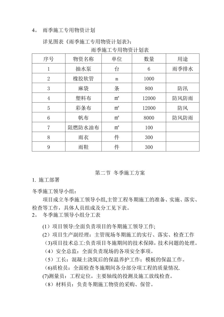 冬、雨季及特殊时节施工方案及保证措施.doc_第4页