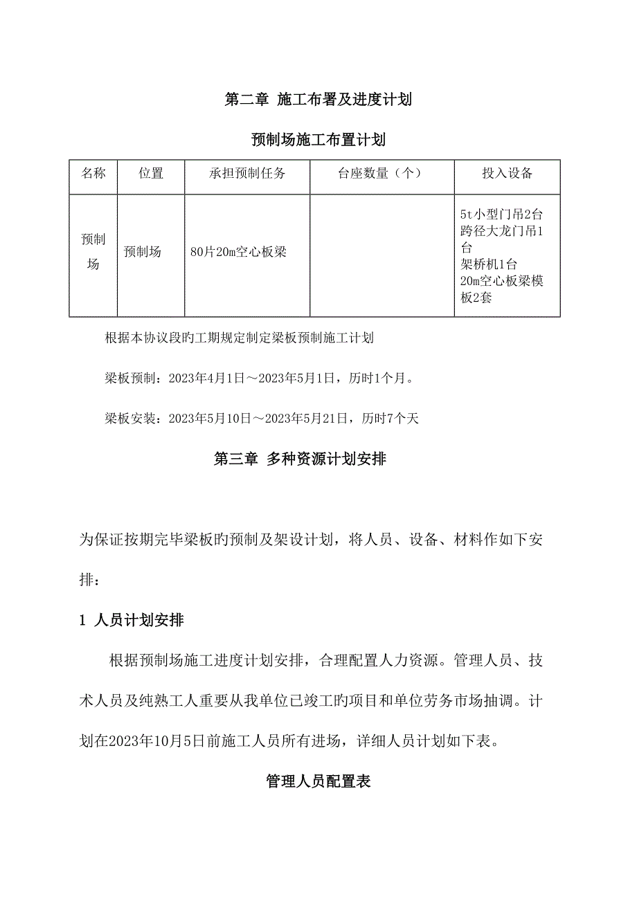 梁板预制及安装施工方案_第4页