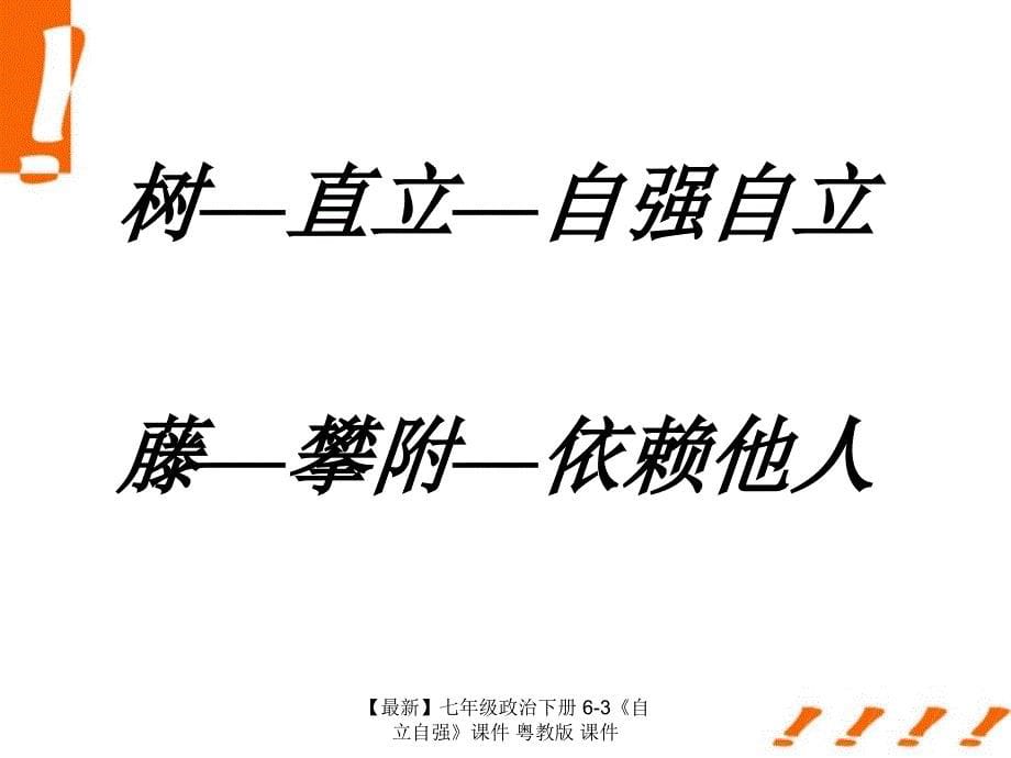 最新七年级政治下册63自立自强课件粤教版课件_第5页