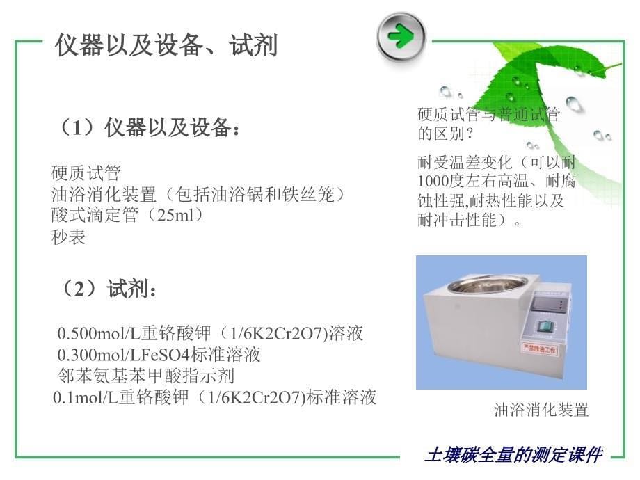 土壤碳全量的测定课件_第5页