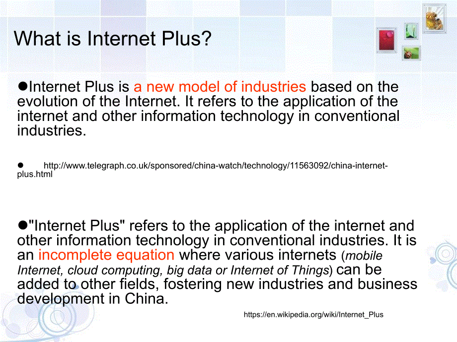 互联网+-英文版ppt课件_第3页