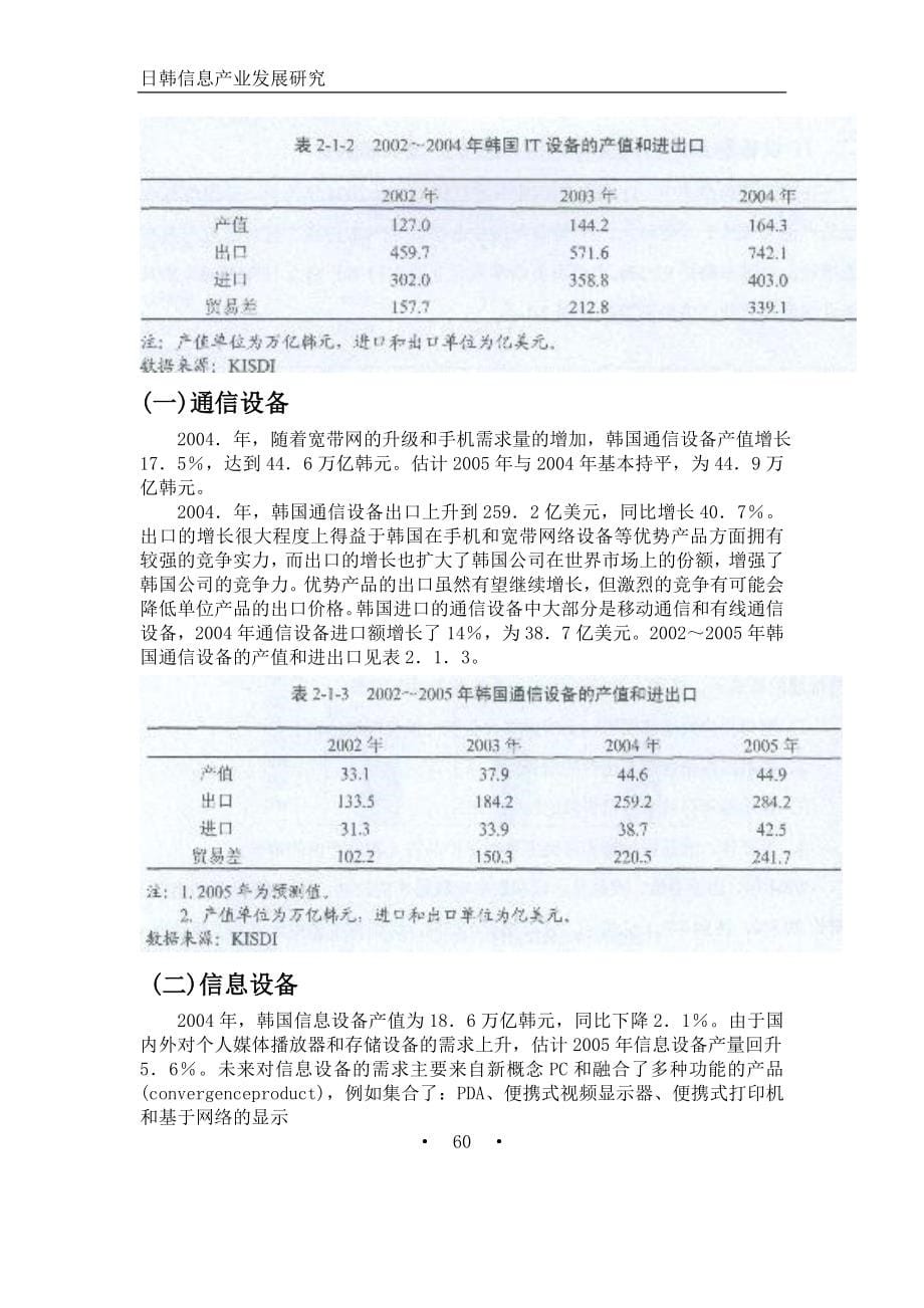 日韩信息产业发展研究第二篇_第5页