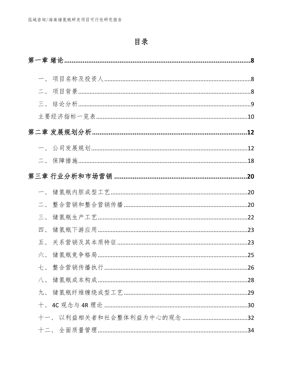 海南储氢瓶研发项目可行性研究报告【模板】_第2页