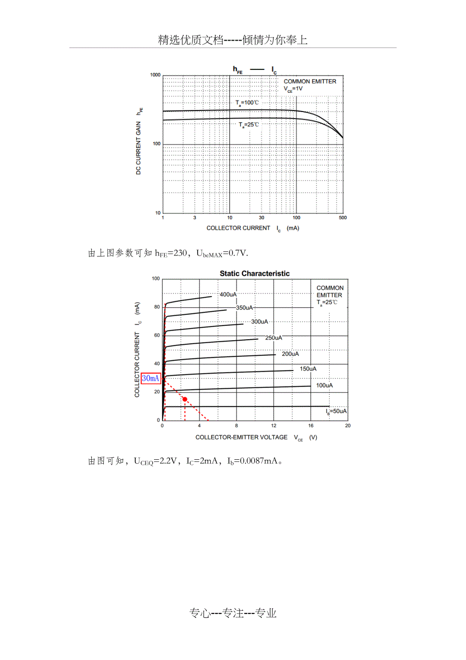 三极管放大电路设计(共5页)_第3页