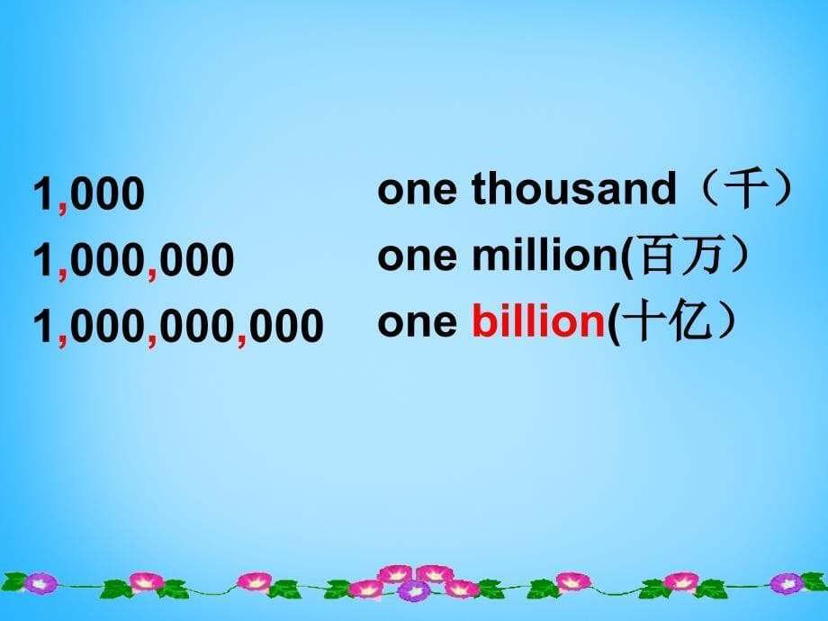 八年级英语上册《Module 9 Unit 1 The population of China is about 1.37 billion》课件 (1)_第5页