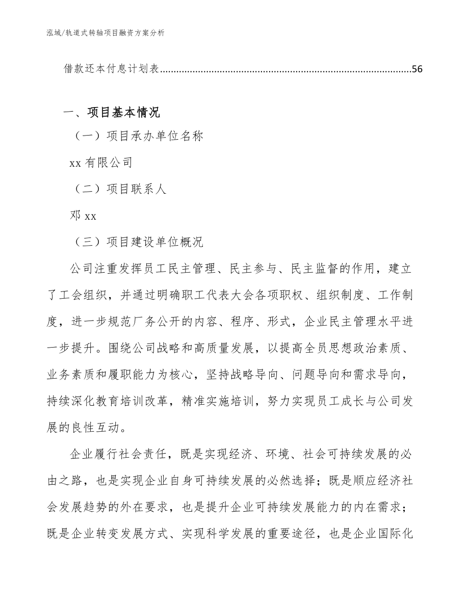 轨道式转轴项目融资方案分析_第2页