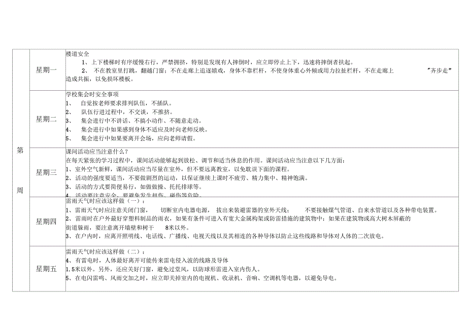 学分钟安全教育材料_第3页