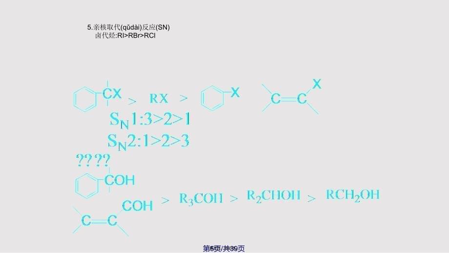 FreeKaoYan大学有机化学有机总结实用教案_第5页