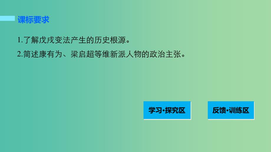 高中历史 第四单元 工业文明冲击下的改革 18 戊戌变法(一)课件 岳麓版选修1.ppt_第2页