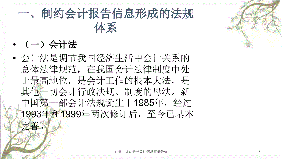 财务会计财务会计信息质量分析课件_第3页