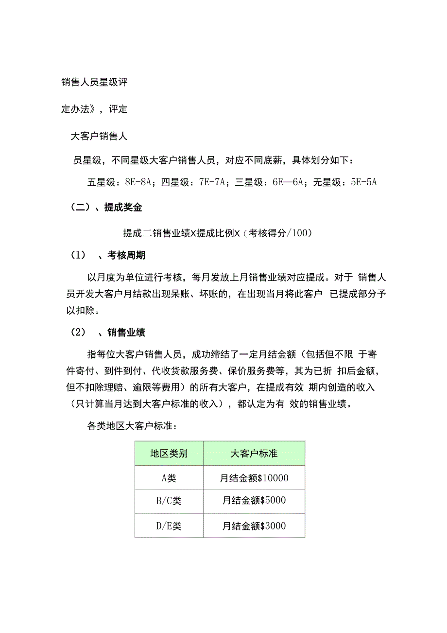 顺丰快递销售考核方案_第3页