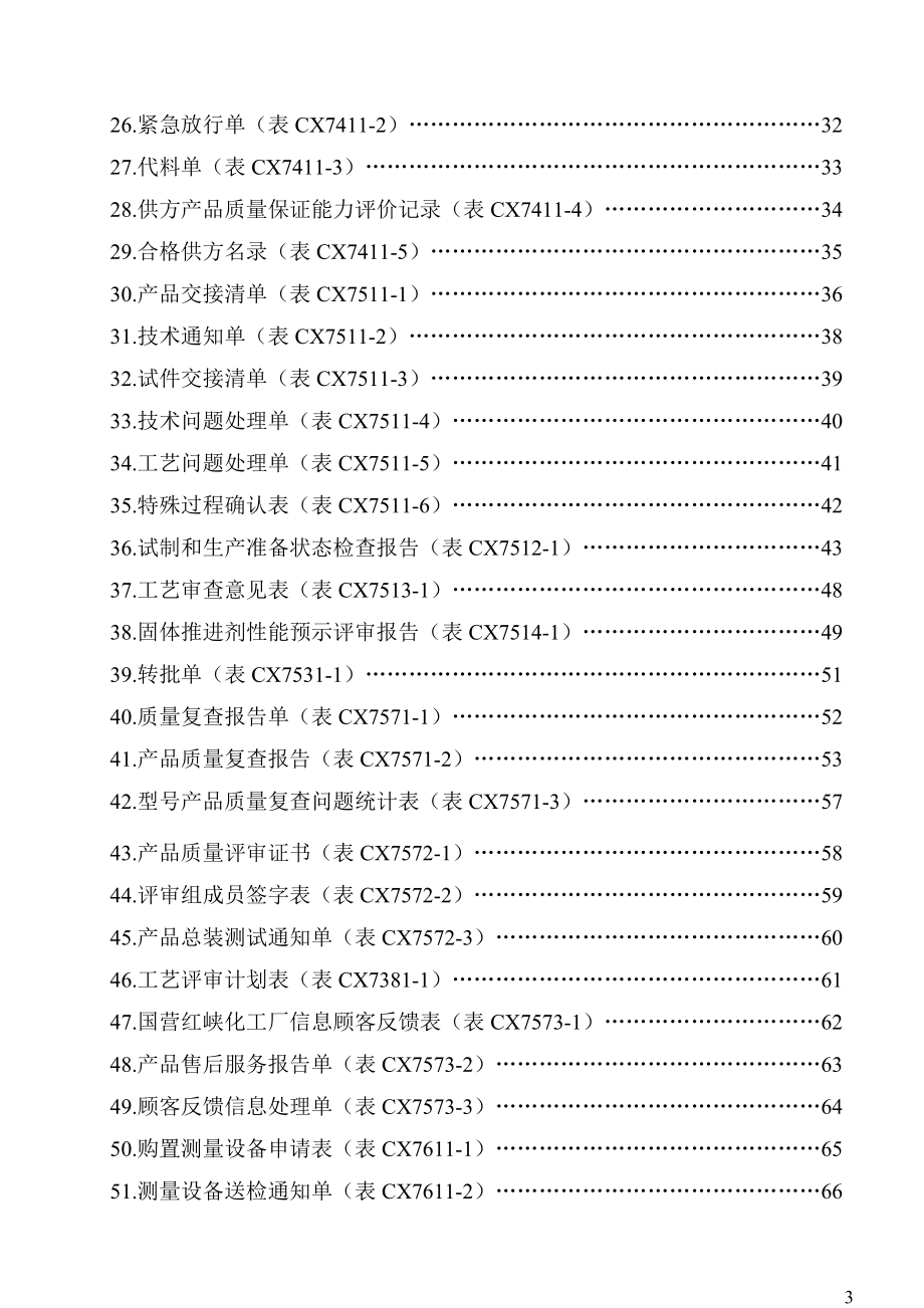 ISO9000记录表单格式（完全版）_第3页