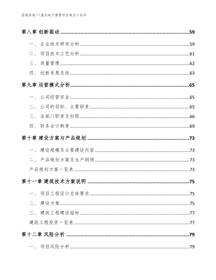 六盘水电子雷管项目商业计划书【模板范文】_第4页