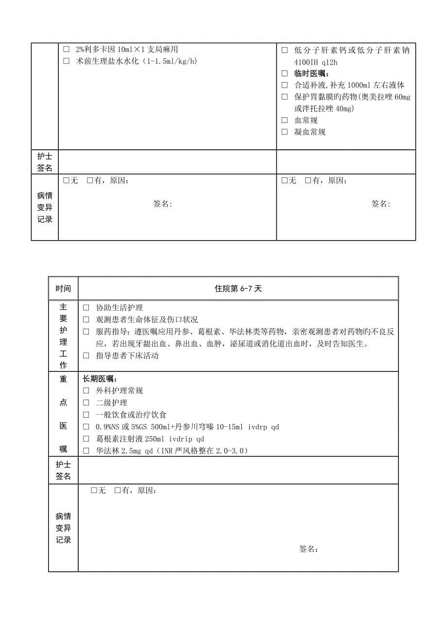 2023年下肢静脉功能不全手术版的临床路径护理版题库_第5页