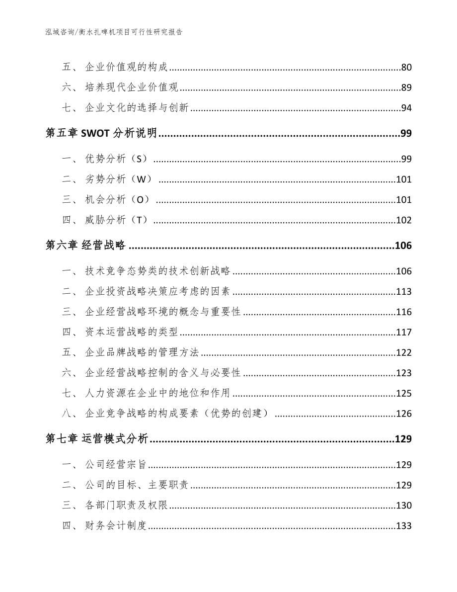 衡水扎啤机项目可行性研究报告（模板）_第5页