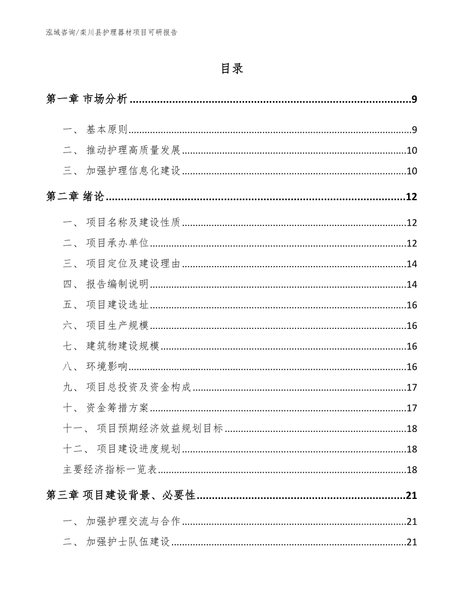 栾川县护理器材项目可研报告_第2页