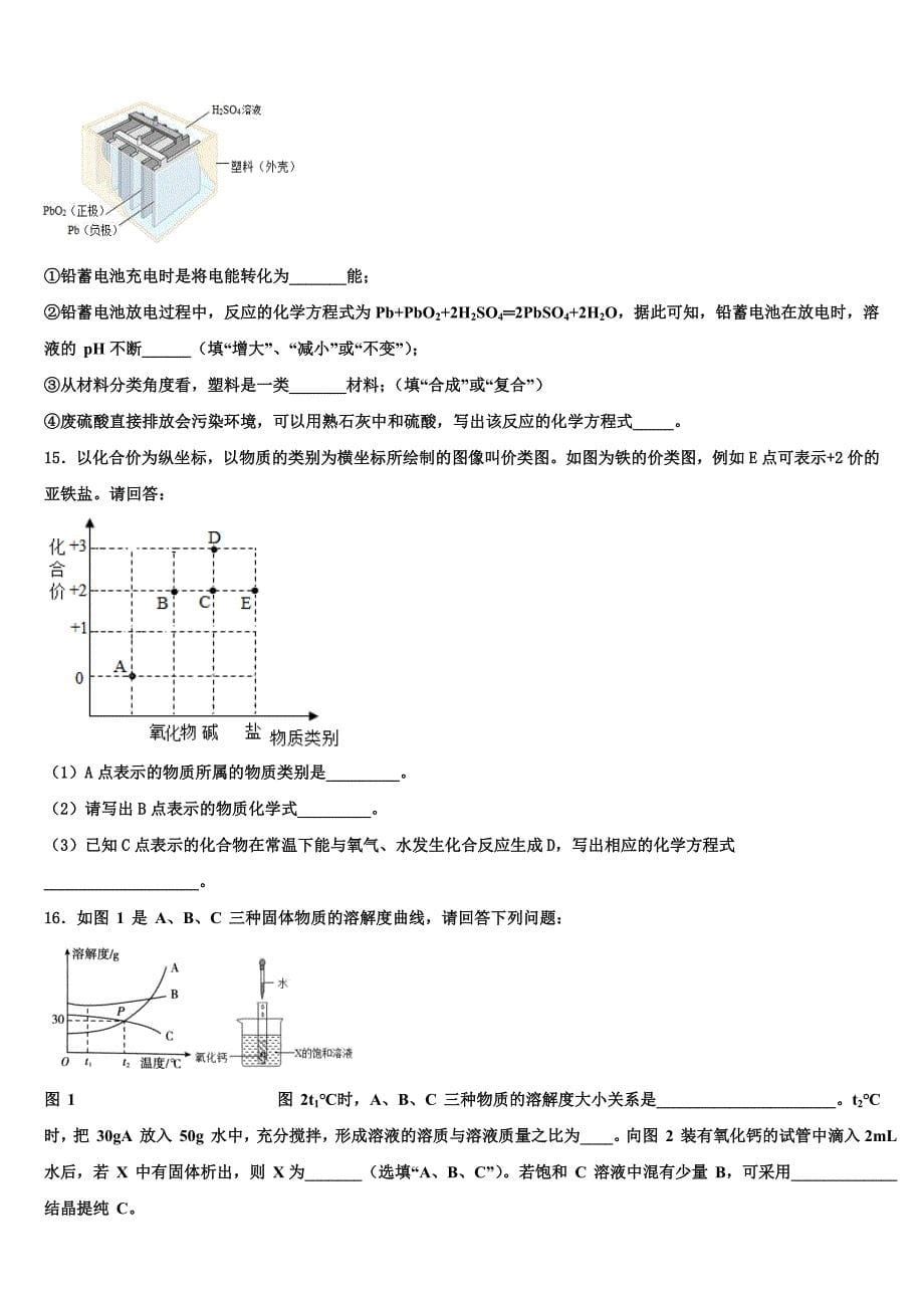 吉林省长春市净月区委托管理校2023年中考化学押题试卷（含解析）.doc_第5页