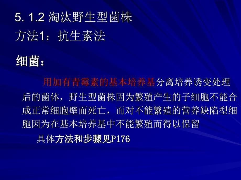 工业微生物诱变育种课件_第5页