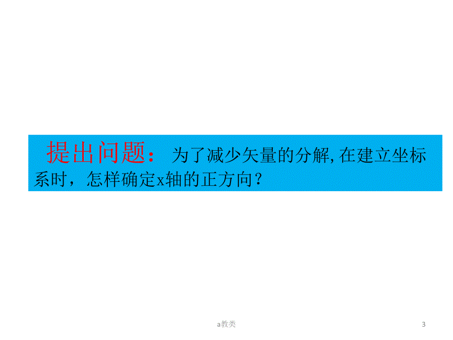 正交分解法的应用PPT【A类基础】_第3页