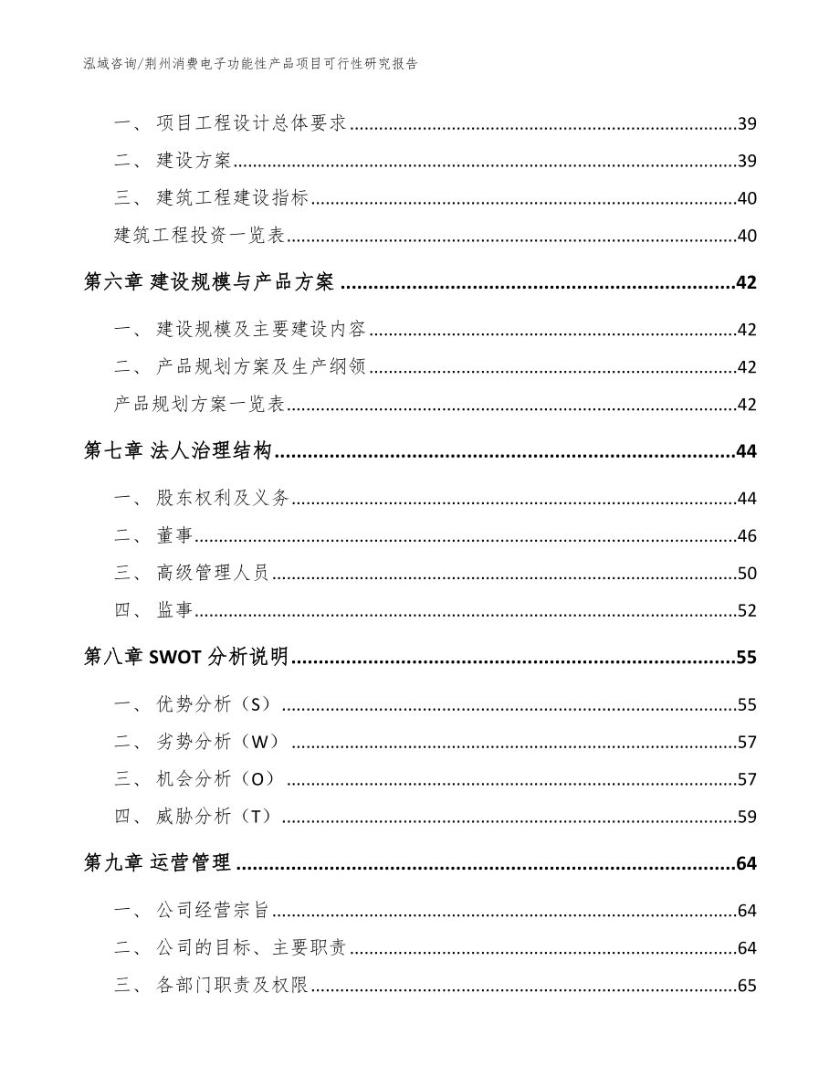 荆州消费电子功能性产品项目可行性研究报告_范文_第4页