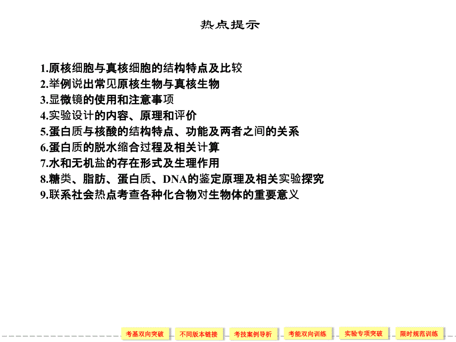 生物创新设计第一轮复习课件必修一121第二单元细胞的基本结构和物质出入细胞的方式第1讲　细胞的基本结构_第2页