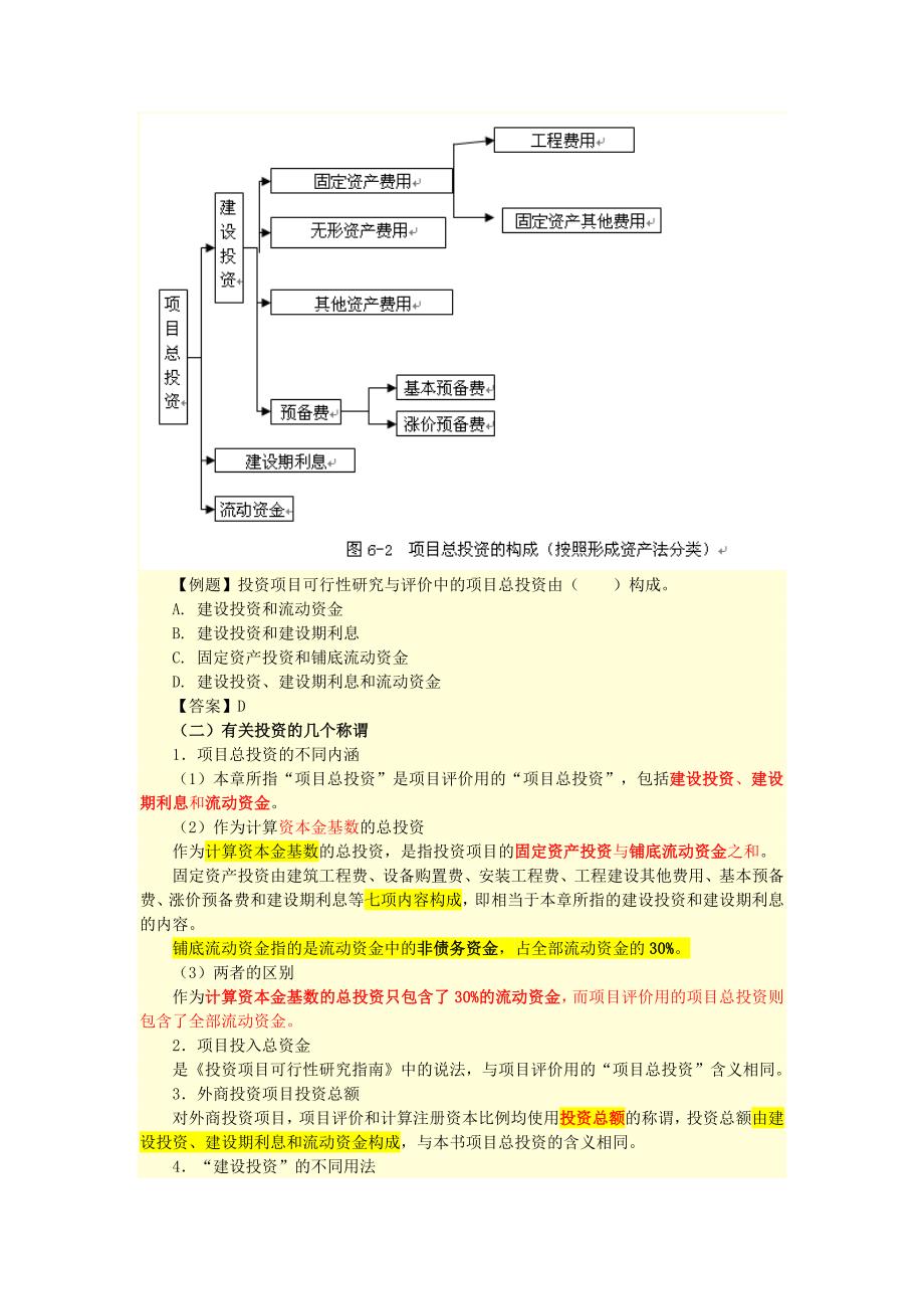 项目投资估算概述_第2页