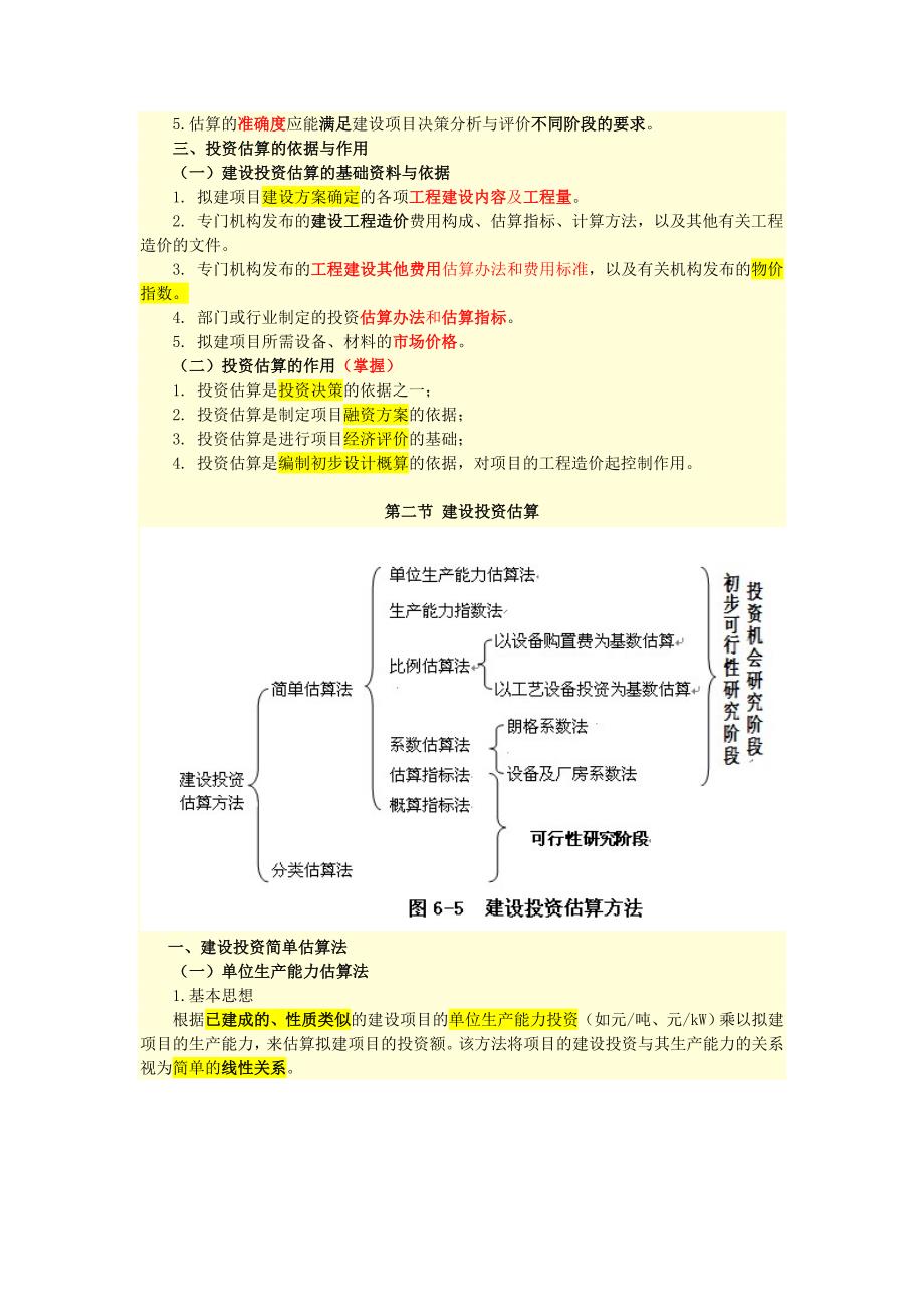 项目投资估算概述_第4页