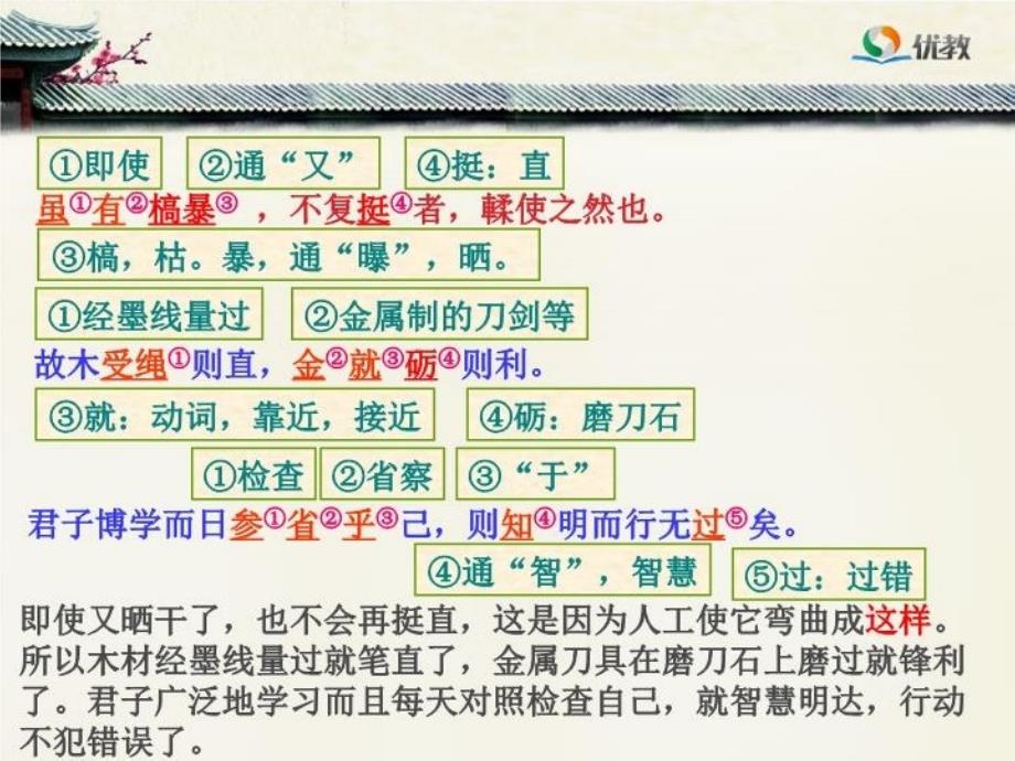 《劝学》课文对译培训讲学_第3页