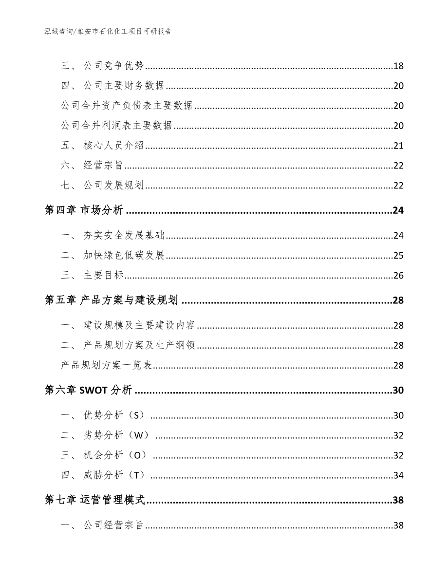 雅安市石化化工项目可研报告_第3页