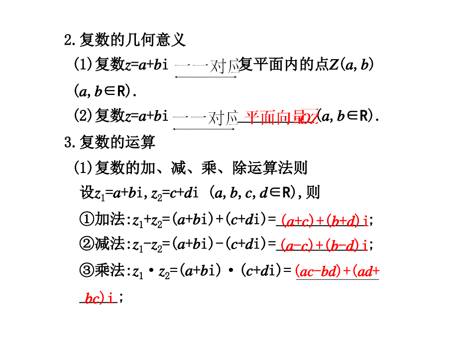 数系的扩充与复数的引入要点梳理复数的有关概念_第3页