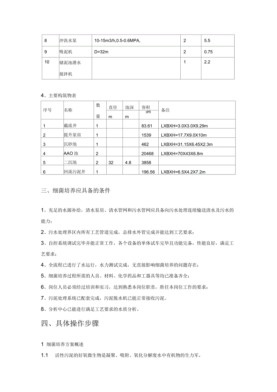 毕节污水处理厂开车调试方案_第3页