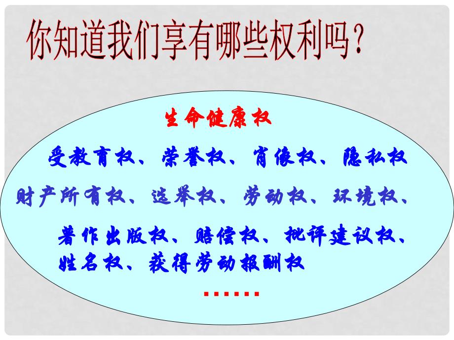 浙江省湖州市第四中学八年级历史 我们享有广泛的权利 新人教版_第3页