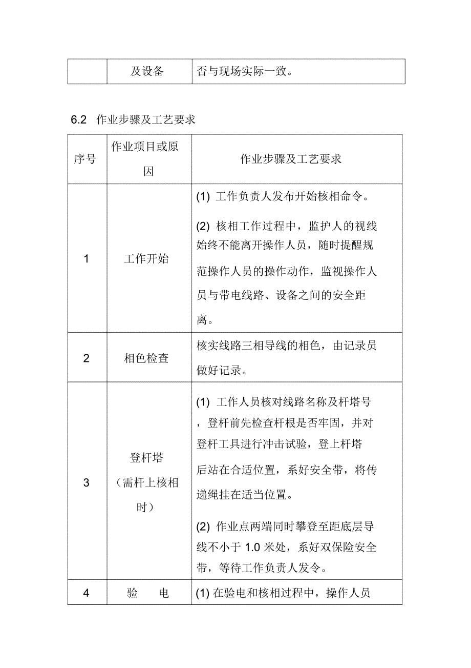 10kV线路核相作业指导书_第5页